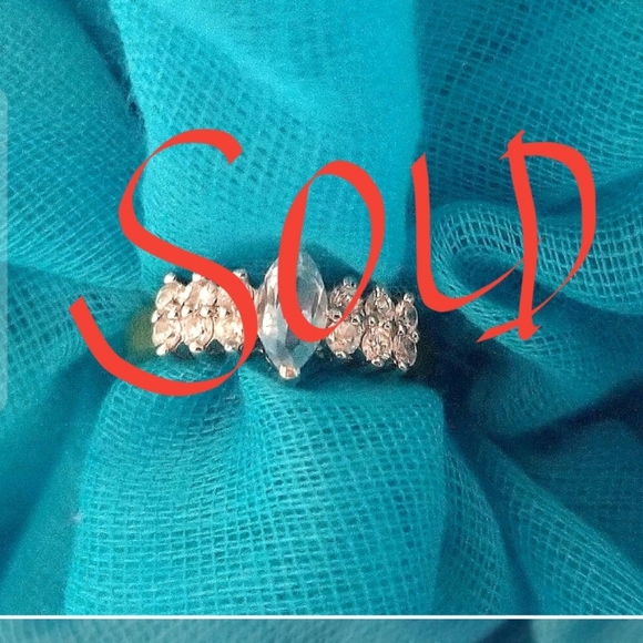 Jewelry - Marquise Aquamarine and Diamond Ring